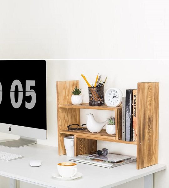 Kệ sách gỗ để bàn đa năng điều chỉnh được