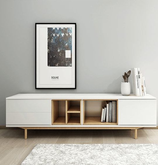 Kệ tivi rút gọn tiết kiệm diện tích